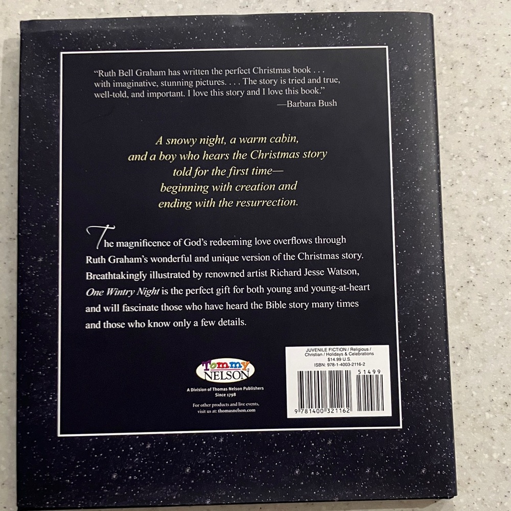 One Wintry Night by Ruth Bell Graham - Hardcover - Picture 2 of 9